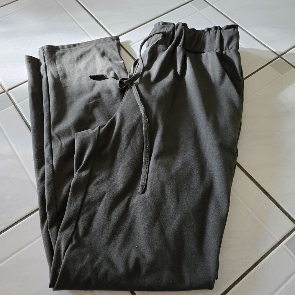Joie Drawstring Waist Pull On Pants Green/Gray S